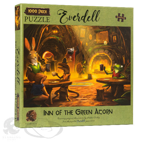 Puzzle - Starling Games - Everdell Puzzle: nn of the Green Acorn (1000 Pieces)