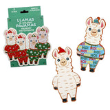 Llamas In Holiday Pajamas: Memory Card Game